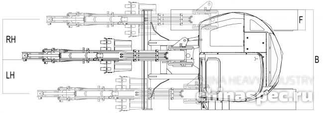 Размеры малогабаритного экскаватора SANY SY50