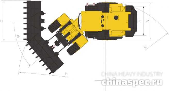 Размеры фронтального погрузчика SANY SYL956H5