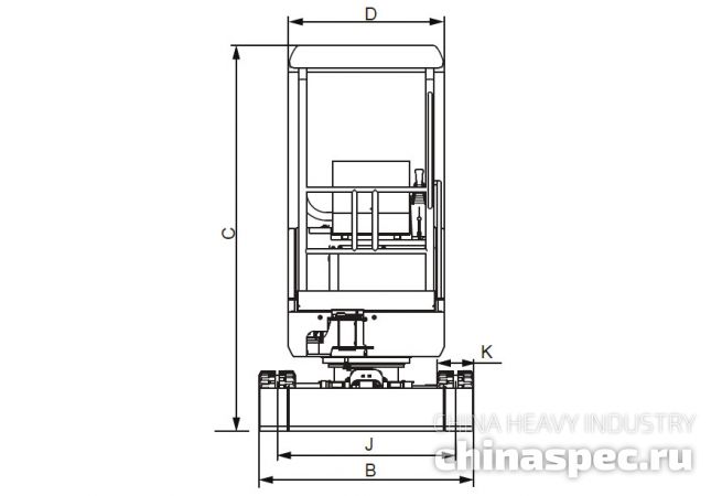 Размеры мини-экскаватора SANY SY16C